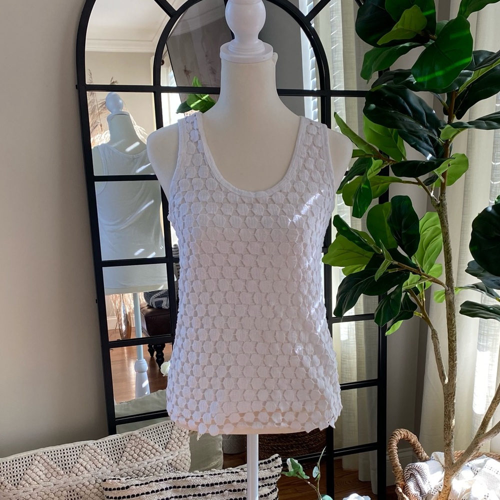 White JCrew tank top